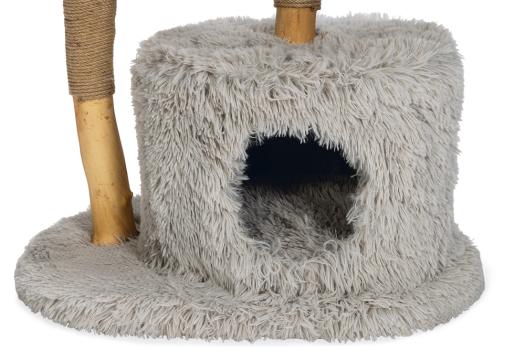 Naturholz Katzenkratzbaum Ziza 100cm Designed by Lotte mit Naturstämmen